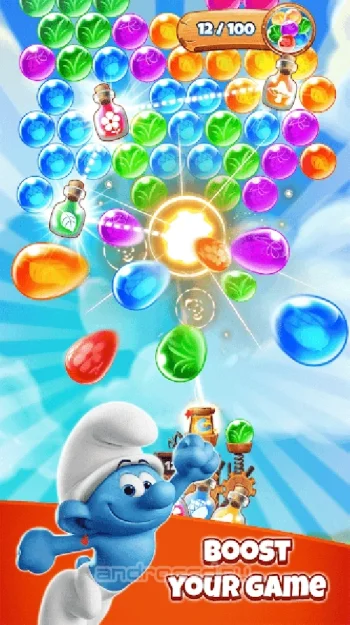Smurfs Bubble Story - скриншот 2