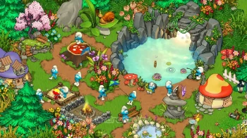 Smurfs Village Magical Meadow - скриншот 3
