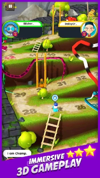 Snakes and Ladders 3D Online - скриншот 1
