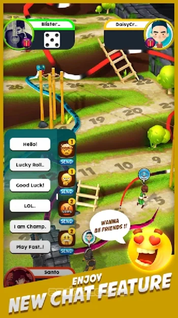 Snakes and Ladders 3D Online - скриншот 3