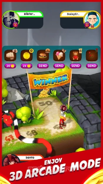 Snakes and Ladders 3D Online - скриншот 5