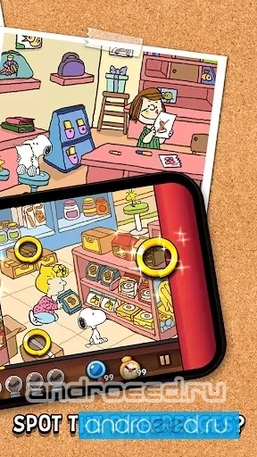 Snoopy Spot the Difference - скриншот 1