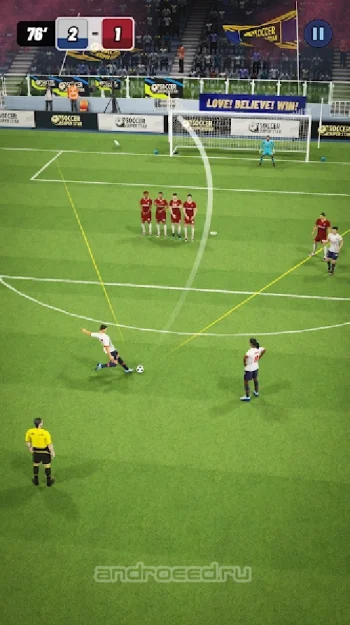 Soccer Super Star - футбол - скриншот 1