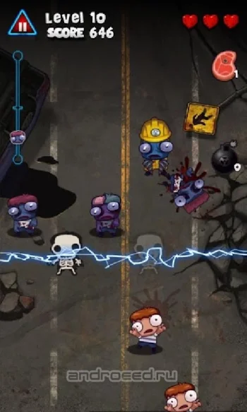 Сокрушитель зомби Zombie Smash - скриншот 1