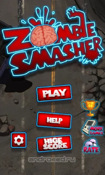 Сокрушитель зомби Zombie Smash - скриншот 3