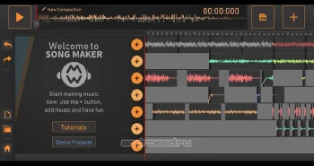 Song Maker - Бесплатный музыкальный микшер - скриншот 1