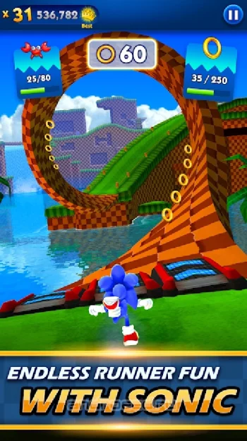 Sonic Dash - скриншот 1