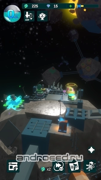 Space Idle Ark: craft mine mans build ship farm - скриншот 1