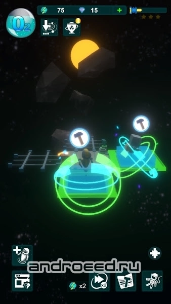 Space Idle Ark: craft mine mans build ship farm - скриншот 4