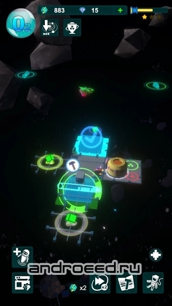Space Idle Ark: craft mine mans build ship farm - скриншот 5