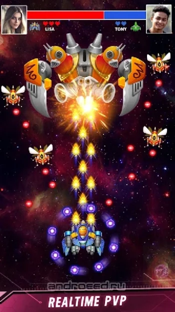 Space shooter - Galaxy attack - Galaxy shooter - скриншот 3