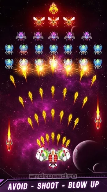 Space shooter - Galaxy attack - Galaxy shooter - скриншот 5