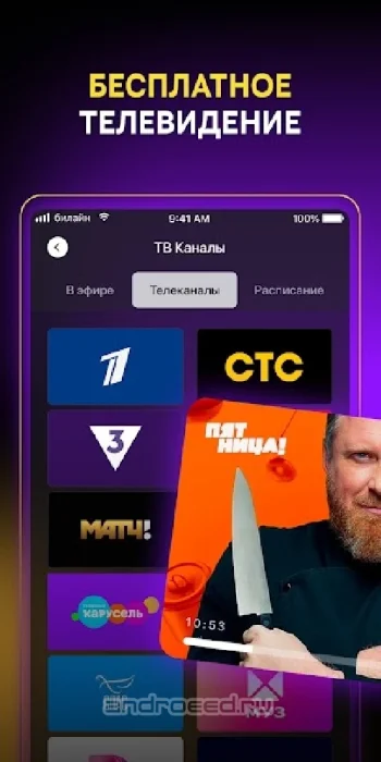 SPB TV Россия - онлайн ТВ, фильмы и сериалы - скриншот 2