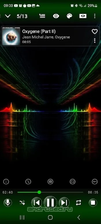 Spectrolizer - Music Player + - скриншот 1