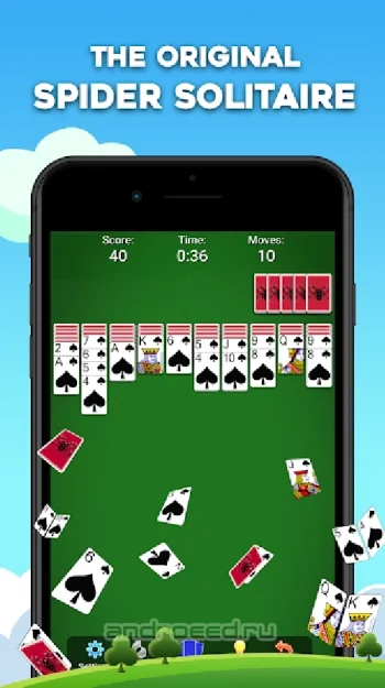 Spider Solitaire - скриншот 1