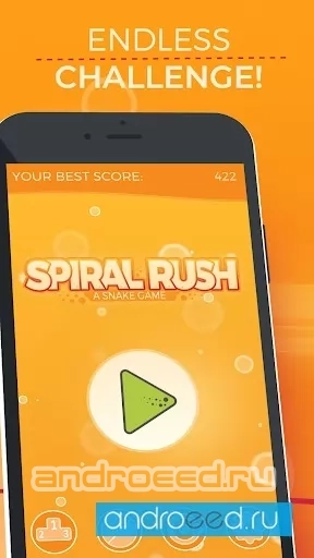 Spiral Rush: новая Змейка - скриншот 3