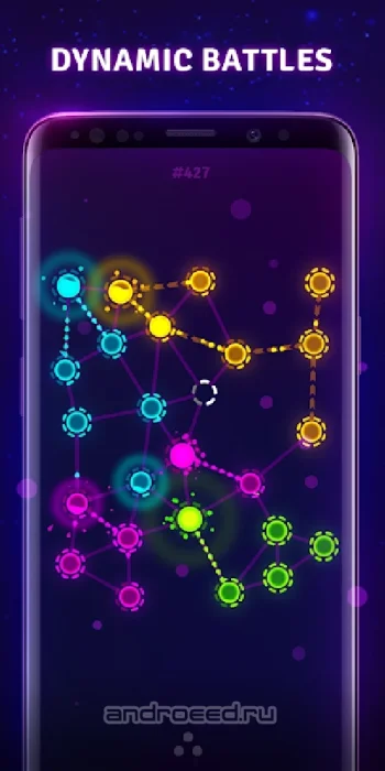 Splash Wars - glow space strategy game - скриншот 1