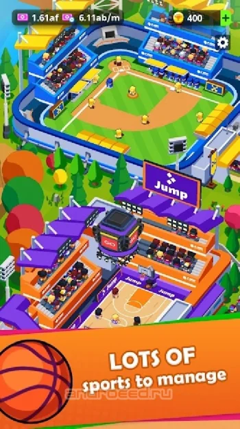 Sports City Tycoon Game - создайте империю спорта - скриншот 2