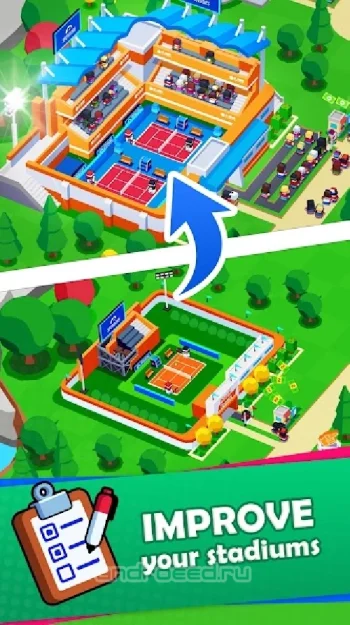 Sports City Tycoon Game - создайте империю спорта - скриншот 3