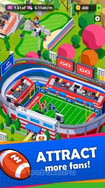 Sports City Tycoon Game - создайте империю спорта - скриншот 4