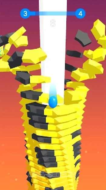 Stack Ball - сломай платформы - скриншот 2