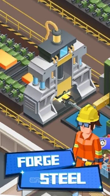 Steel Mill Manager-Idle Tycoon - скриншот 3