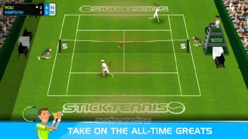 Stick Tennis - скриншот 2