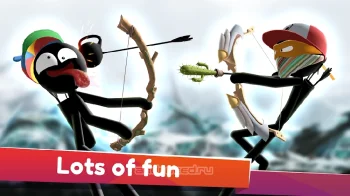 Stickman Archer онлайн - скриншот 1