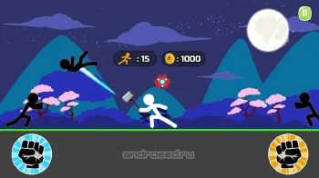Stickman Fighter Epic Battle 2 - скриншот 1