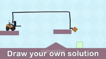 Stickman Physic Draw Puzzle - скриншот 1