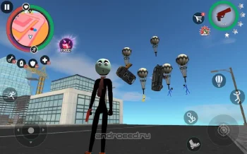 Stickman Rope Hero 2 - скриншот 4