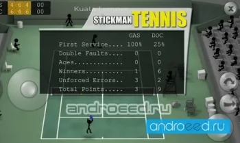 Stickman Tennis - скриншот 3