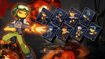 Stickman vs Zombie: Dark War - скриншот 4