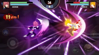 Stickman Warriors - Super Dragon Shadow Fight - скриншот 1