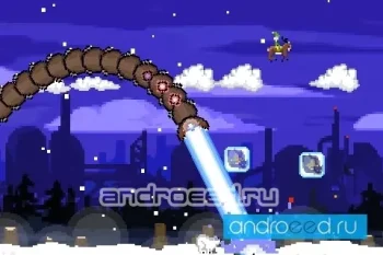 Super Mega Worm Vs Santa Saga - скриншот 4