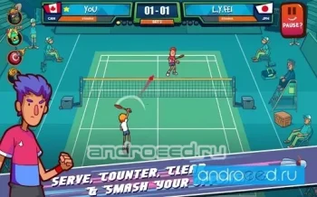 Super Stick Badminton - скриншот 4