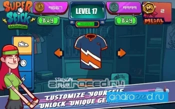 Super Stick Badminton - скриншот 2