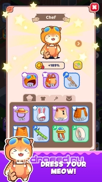 Sushi Cat Cafe: Idle Food Game - скриншот 3