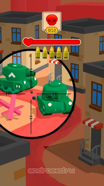 Tank Sniper — 3D снайпер-шутер - скриншот 1