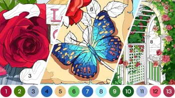 Tap Color Lite - Раскраска по номерам и интернета - скриншот 2