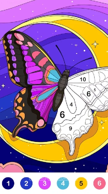 Tap Color Lite - Раскраска по номерам и интернета - скриншот 4