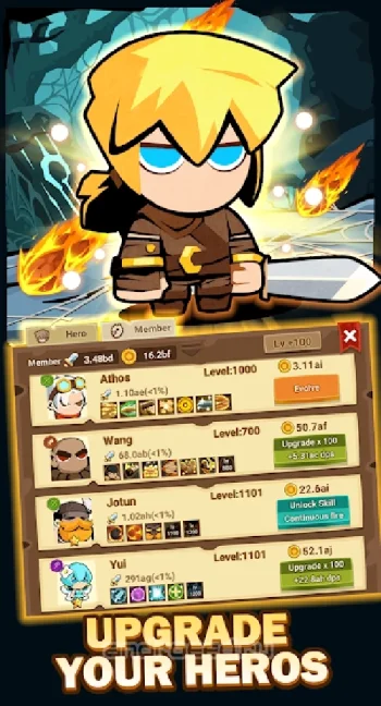 Tap Dungeon Hero:Idle Infinity RPG Game - скриншот 4
