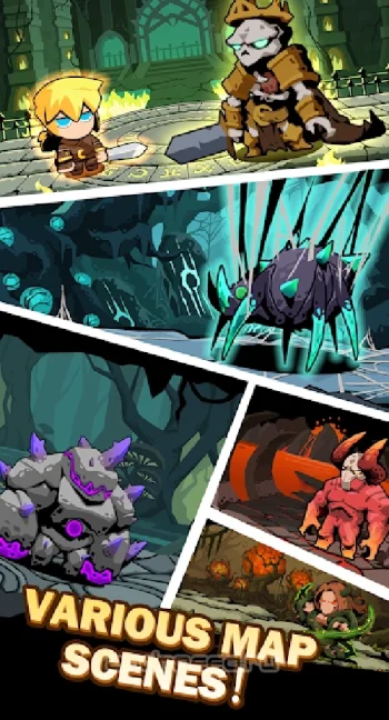 Tap Dungeon Hero:Idle Infinity RPG Game - скриншот 5