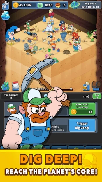 Tap Tap Dig 2: Idle Mine Sim - скриншот 2