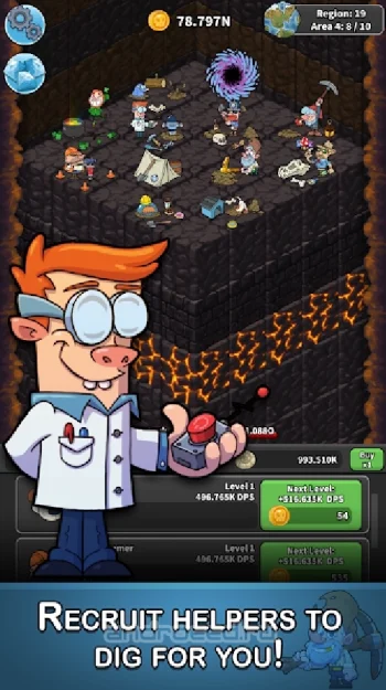 Tap Tap Dig - Idle Clicker Game - скриншот 3