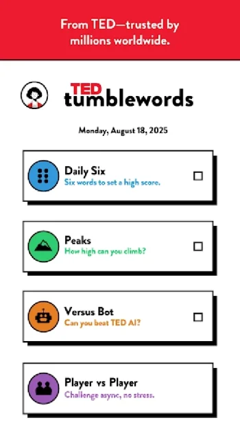 TED Tumblewords - скриншот 2