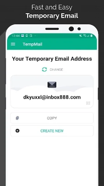 Temp Mail - Временная одноразовая почта - скриншот 1