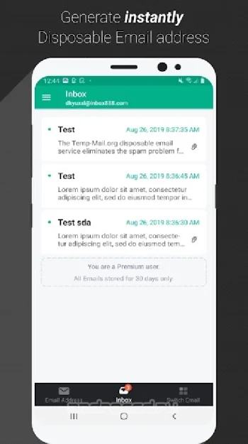 Temp Mail - Временная одноразовая почта - скриншот 2