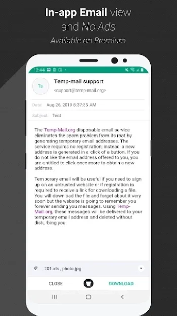 Temp Mail - Временная одноразовая почта - скриншот 4