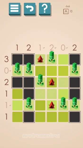 Tents and Trees Puzzles - скриншот 1